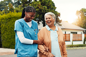 woman and nurse